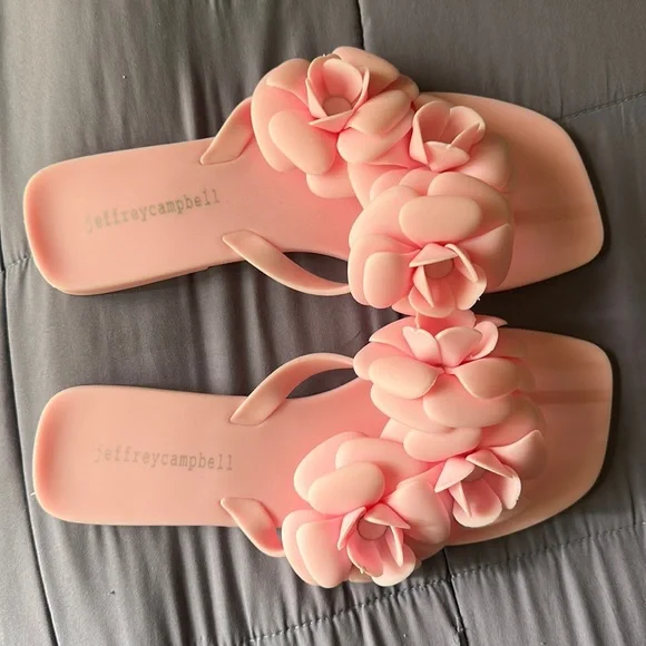 Jeffry Campbell ピンクフラワーサンダル Jeffrey Campbell | Shoes | Brand New Jeffrey Campbell Pink